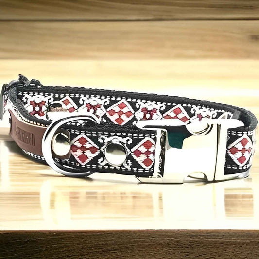 Posh Pup Custom Charm Cotton Dog Collar-0