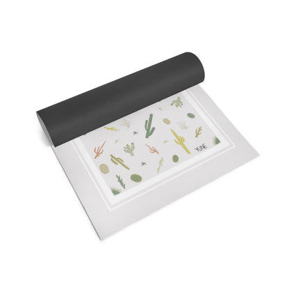 Yoga Mat | 6mm Thick | White | Non-Slip | Eco Friendly | Yune Yoga | Juno-2