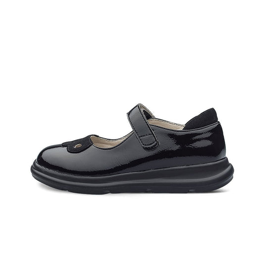 Preppy Girls Leather School Shoes-0