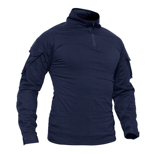 Tactical T-shirts Military Clothing Summer Long Sleeve Army Combat T-shirts Camouflage Airsoft tshirts Hunt Fish Tees-5