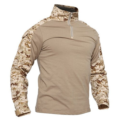 Tactical T-shirts Military Clothing Summer Long Sleeve Army Combat T-shirts Camouflage Airsoft tshirts Hunt Fish Tees-8