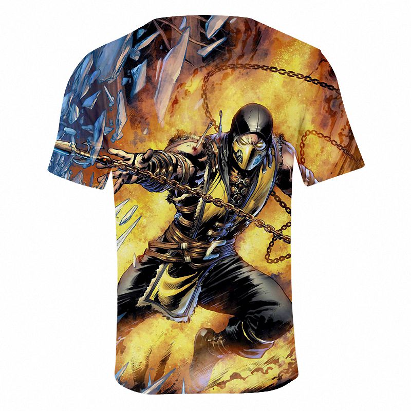Summer 3D Mortal Kombat 11 T Shirt Men Women Popular T Shirt High Quality Soft Classic Harajuku Mortal Kombat 11 Top-1