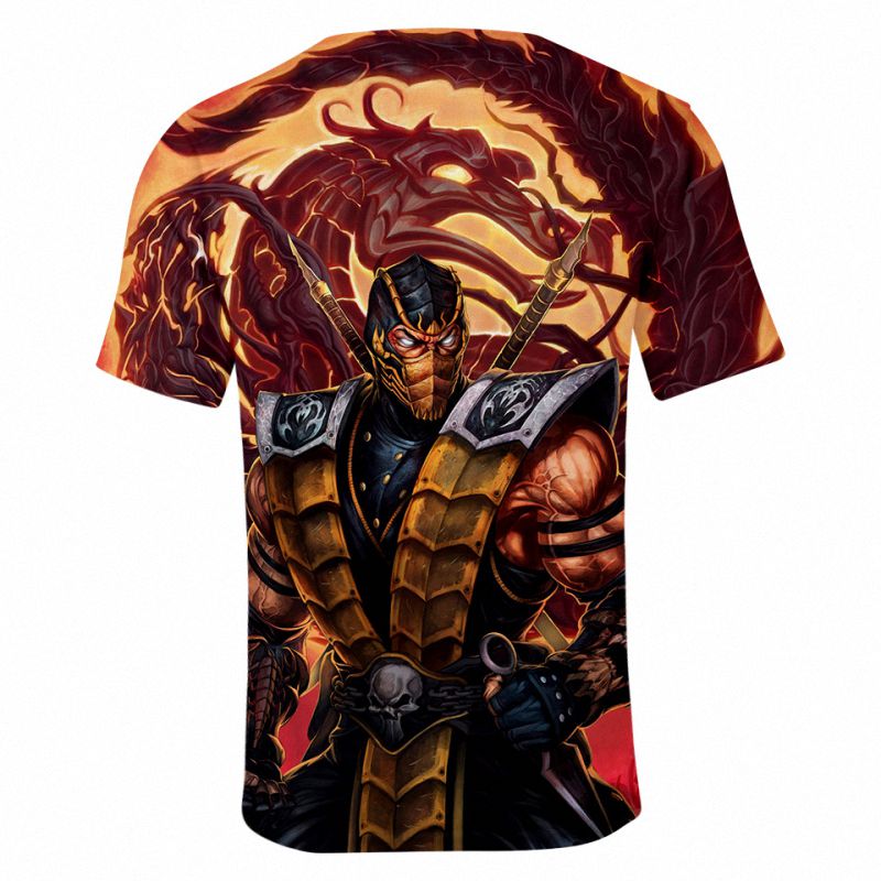 Summer 3D Mortal Kombat 11 T Shirt Men Women Popular T Shirt High Quality Soft Classic Harajuku Mortal Kombat 11 Top-3