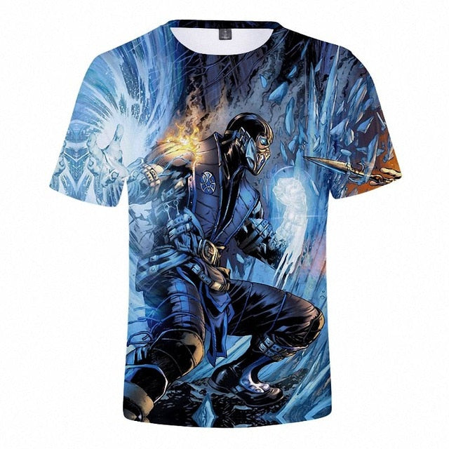 Summer 3D Mortal Kombat 11 T Shirt Men Women Popular T Shirt High Quality Soft Classic Harajuku Mortal Kombat 11 Top-6