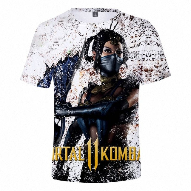 Summer 3D Mortal Kombat 11 T Shirt Men Women Popular T Shirt High Quality Soft Classic Harajuku Mortal Kombat 11 Top-12