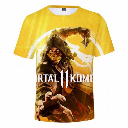 Summer 3D Mortal Kombat 11 T Shirt Men Women Popular T Shirt High Quality Soft Classic Harajuku Mortal Kombat 11 Top-11