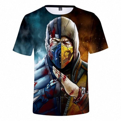 Summer 3D Mortal Kombat 11 T Shirt Men Women Popular T Shirt High Quality Soft Classic Harajuku Mortal Kombat 11 Top-10