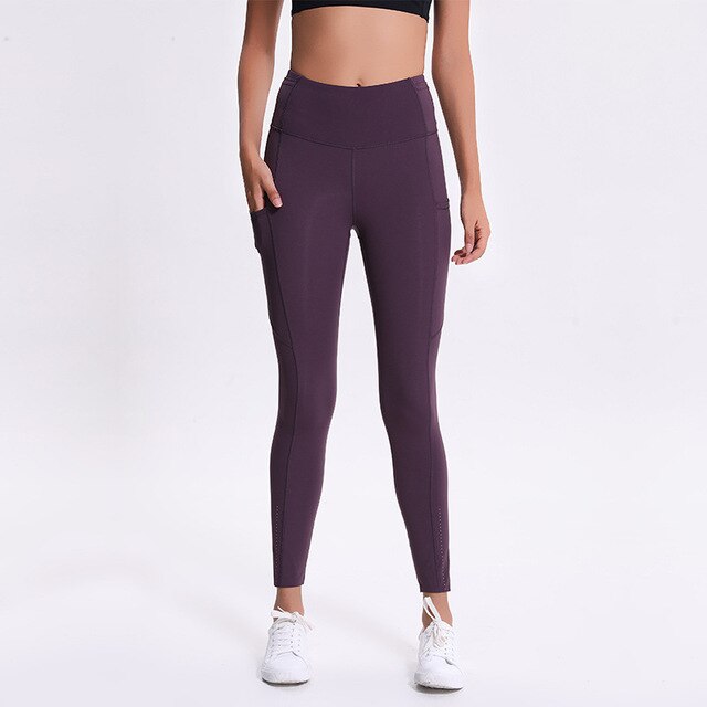 Women Sports Tights Sexy Yoga Pants Gym Tummy Control Legggings Non See Through Quality 4 Way Stretch Fabric Free Shipping-2