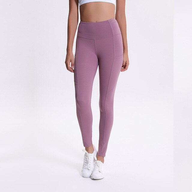 Women Sports Tights Sexy Yoga Pants Gym Tummy Control Legggings Non See Through Quality 4 Way Stretch Fabric Free Shipping-3