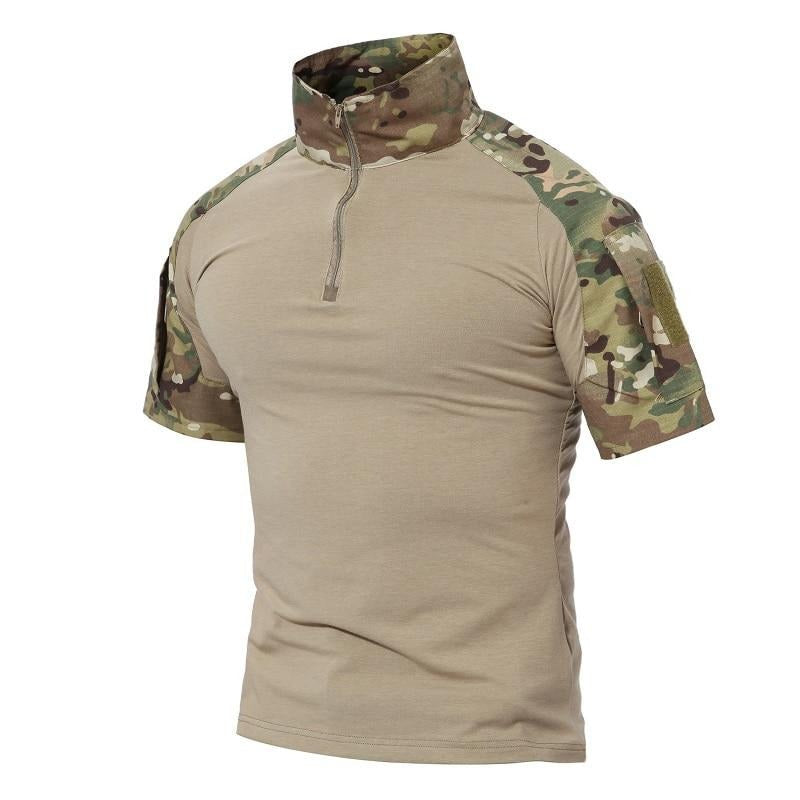 Men T-Shirts Multicam Camouflage Tactical T-Shirt Cotton Short Sleeve Top Tees Army Military Tee Shirts Paintball-2