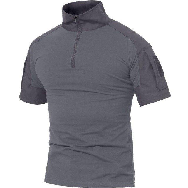 Men T-Shirts Multicam Camouflage Tactical T-Shirt Cotton Short Sleeve Top Tees Army Military Tee Shirts Paintball-7