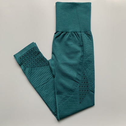 Women Energy Seamless Tummy Control Yoga Pants-8