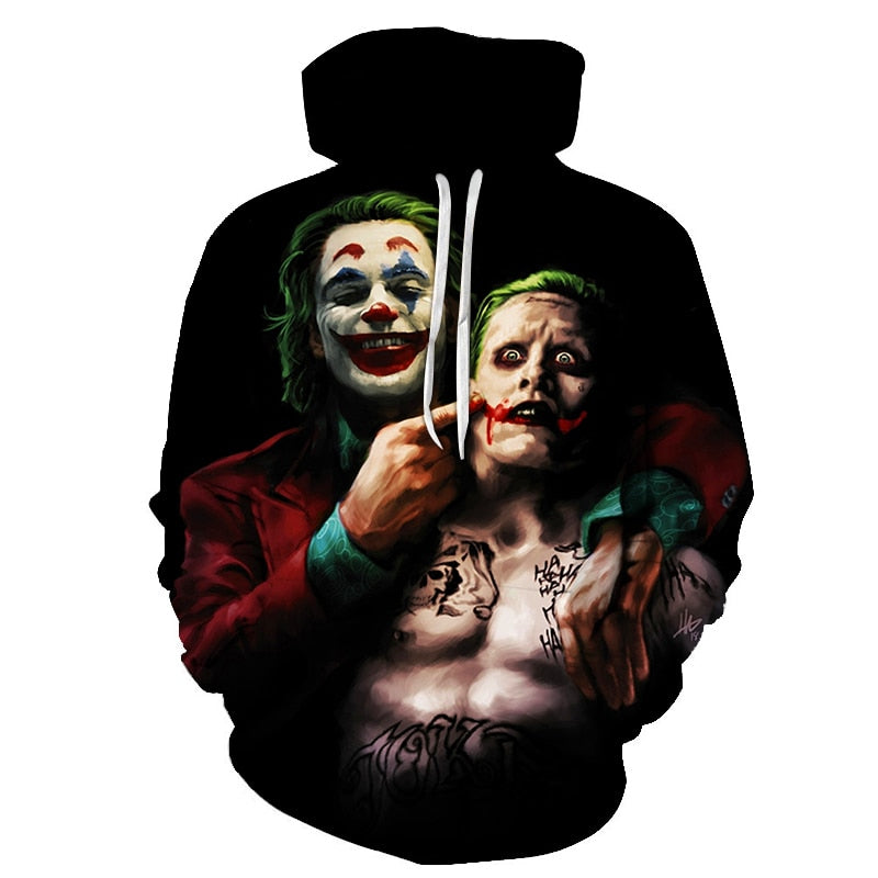 Joker 3D Hoodies Men Women Sweatshirts Badass Funny Printed Pullover Autumn Winter Brand Tracksuits Boy Hoodies-0