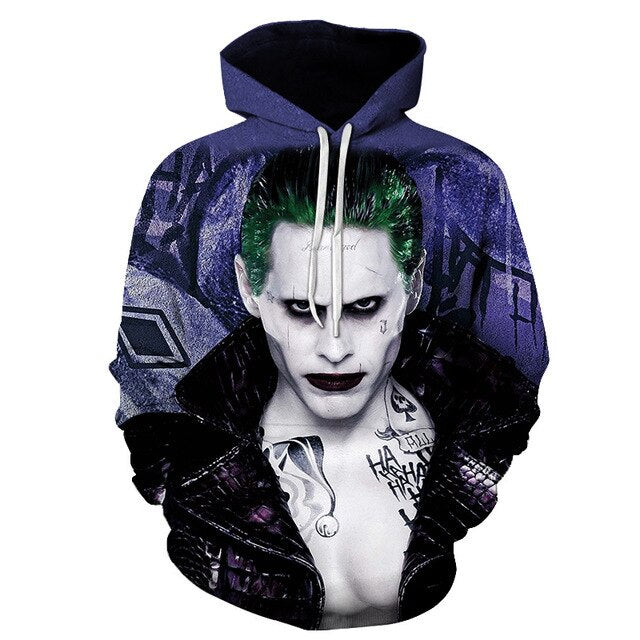 Joker 3D Hoodies Men Women Sweatshirts Badass Funny Printed Pullover Autumn Winter Brand Tracksuits Boy Hoodies-4