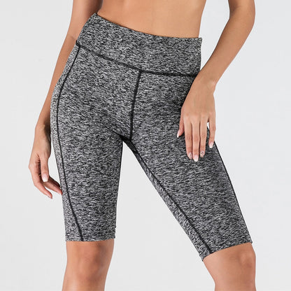 Sexy Women Stretch Biker Shorts Workout Leggings Neon Green Black Athletic Workout Fitness Jogger High Waist Yoga Shorts-2