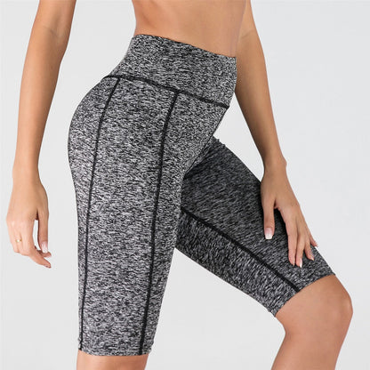 Sexy Women Stretch Biker Shorts Workout Leggings Neon Green Black Athletic Workout Fitness Jogger High Waist Yoga Shorts-4