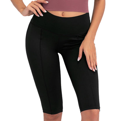 Sexy Women Stretch Biker Shorts Workout Leggings Neon Green Black Athletic Workout Fitness Jogger High Waist Yoga Shorts-6