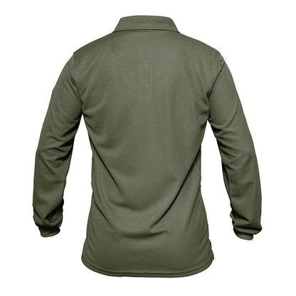 Men Tactical T-shirts Summer Quick Dry Performance Airsoft T-shirts Long Sleeve Lightweight Pique Jersey Golf T-shirts