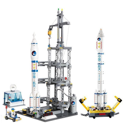 CZ-2F Space Rocket Launch Station | 822pcs-1