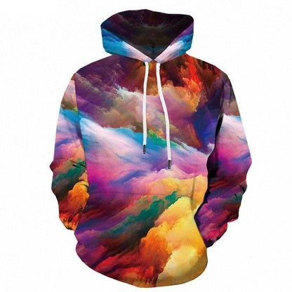 Men Winter Vortex Hypnosis Colorful Style 3D Printed Hoodie-5