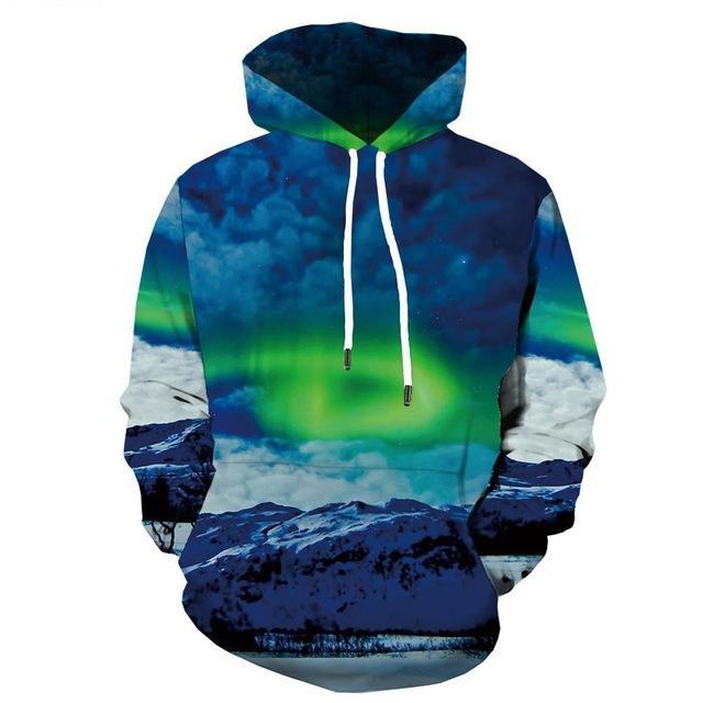 Anime Flame  3d Colorful Casual Long Sleeve   Hoodies-4