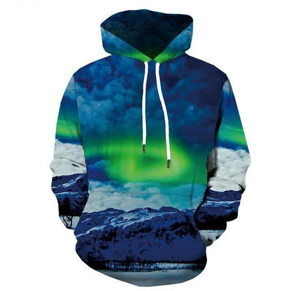 Anime Flame  3d Colorful Casual Long Sleeve   Hoodies-4