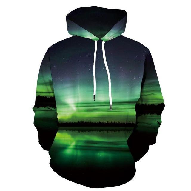 Anime Flame  3d Colorful Casual Long Sleeve   Hoodies-6