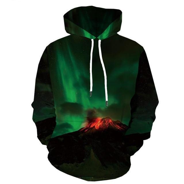 Anime Flame  3d Colorful Casual Long Sleeve   Hoodies-8