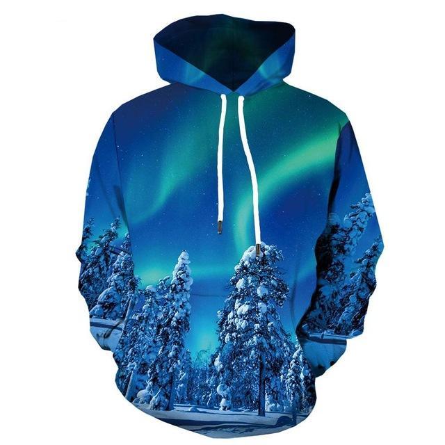Anime Flame  3d Colorful Casual Long Sleeve   Hoodies-2