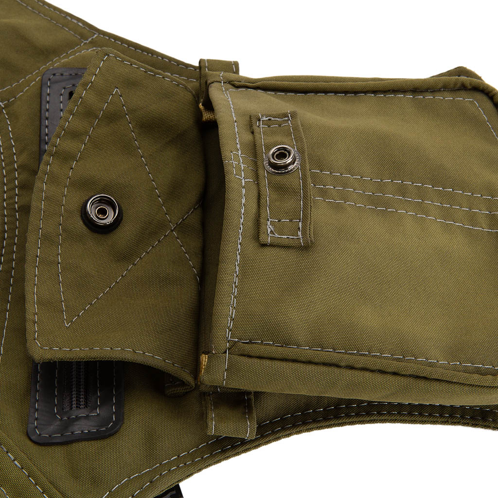 Donald Recycled Canvas Vegan Crossbody Bag-3