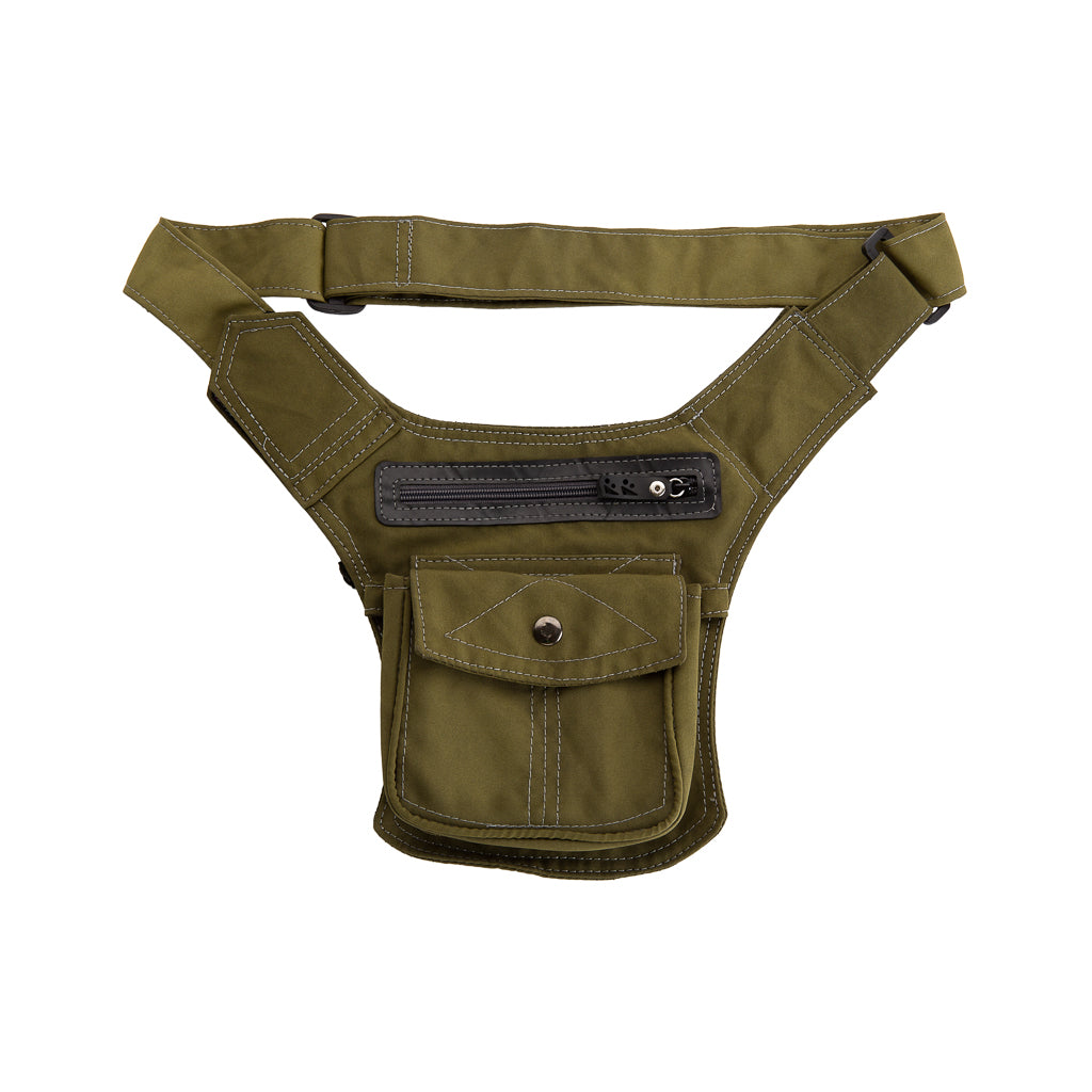 Donald Recycled Canvas Vegan Crossbody Bag-0