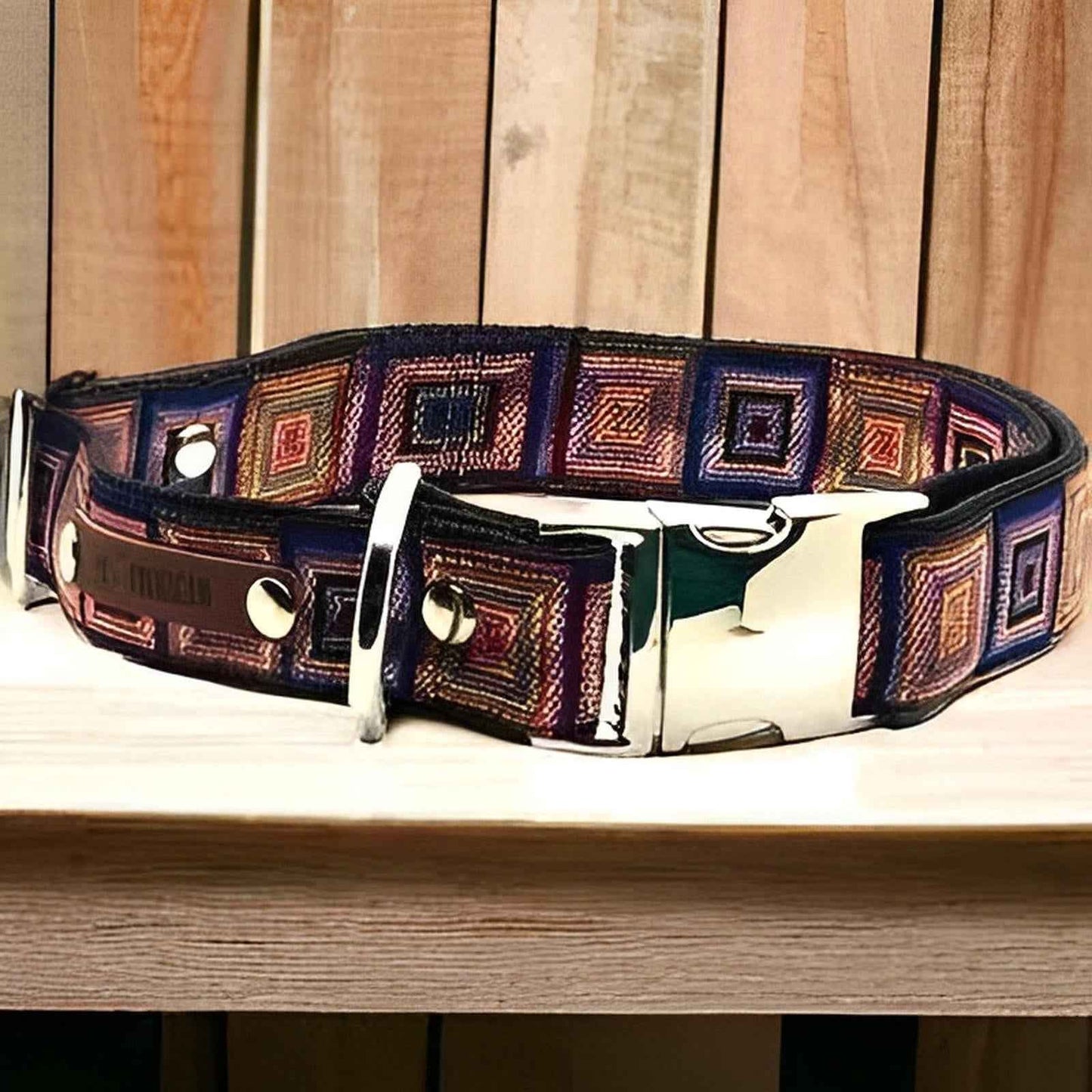 Regal Pup Personalised Cotton Dog Collar-0