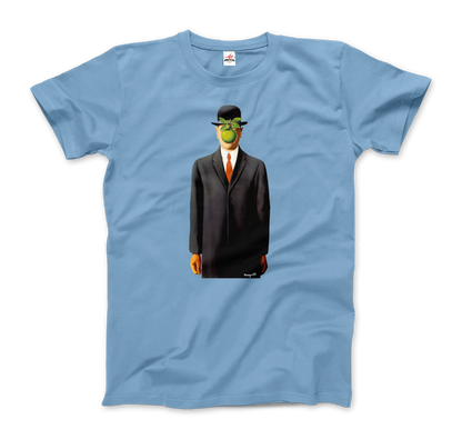 Rene Magritte the Son of Man, 1964 artwork t-shirt-3