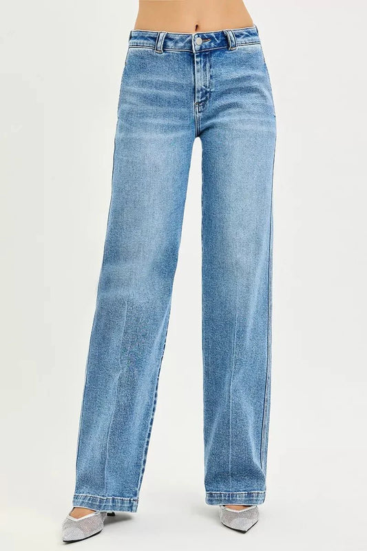 RISEN Slouchy Straight Jeans-1