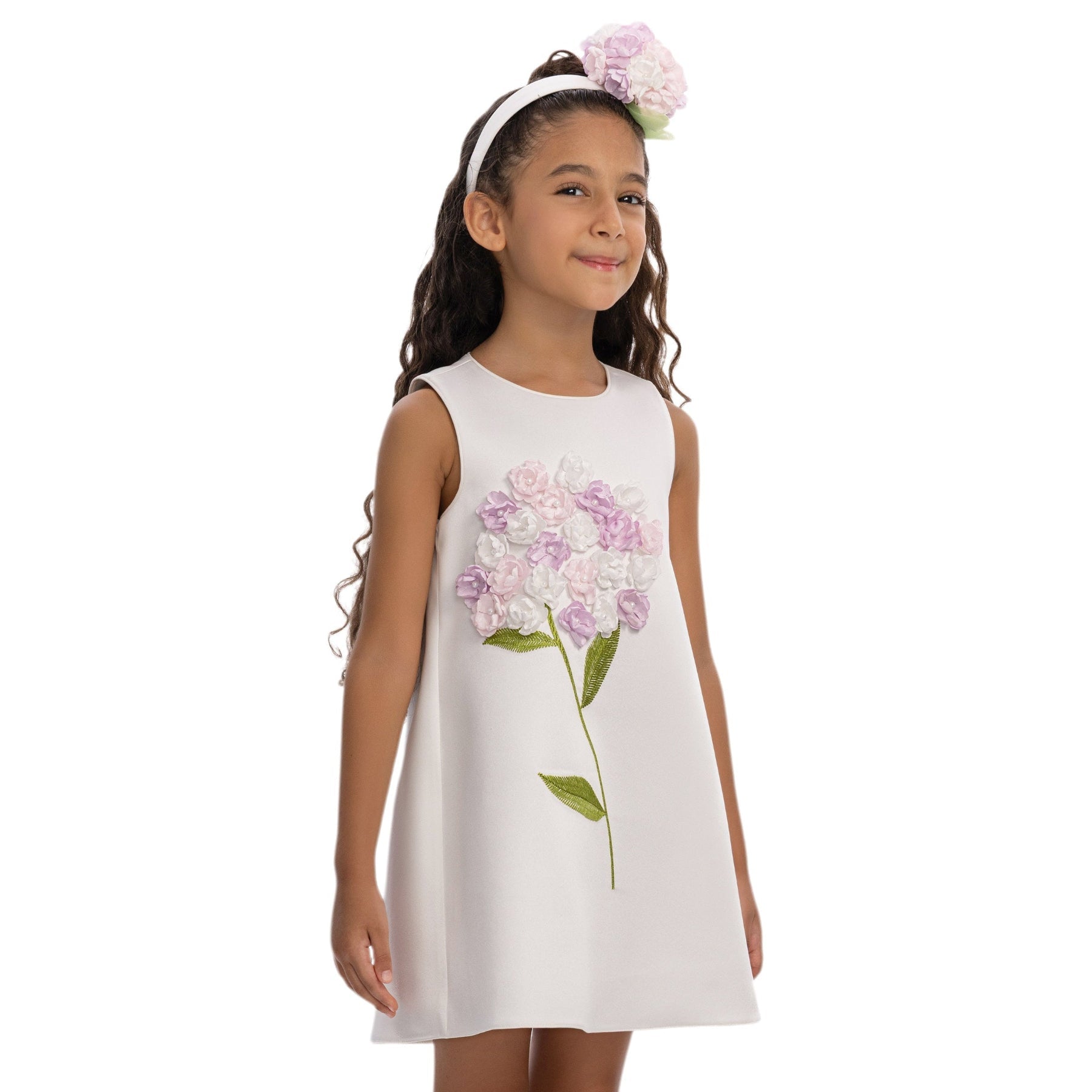 Floral Fashion Girls Dress-2