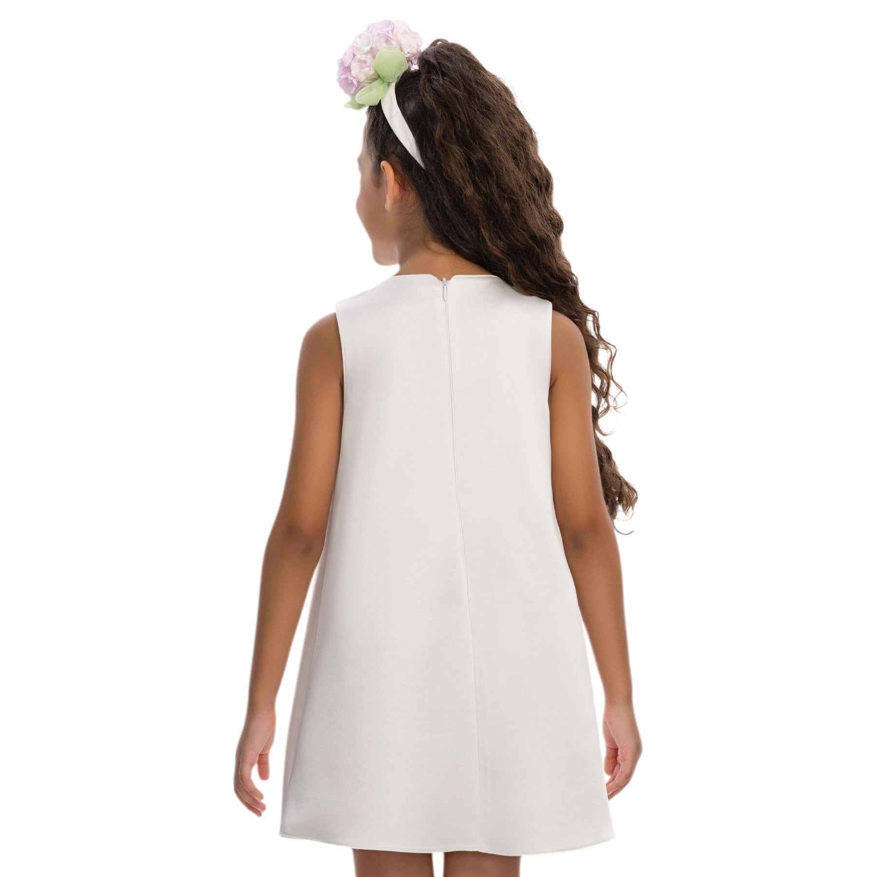 Floral Fashion Girls Dress-4