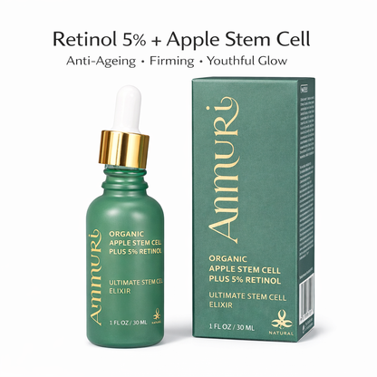 Retinol 5% Serum with Apple Stem Cell for Anti-Ageing, Acne & Dark Spots (30ml) | Ammuri-2