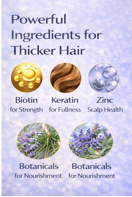 Biotin Shampoo for Hair Thinning & Thicker-Looking Hair (473ml) | Ammuri Beauty-4