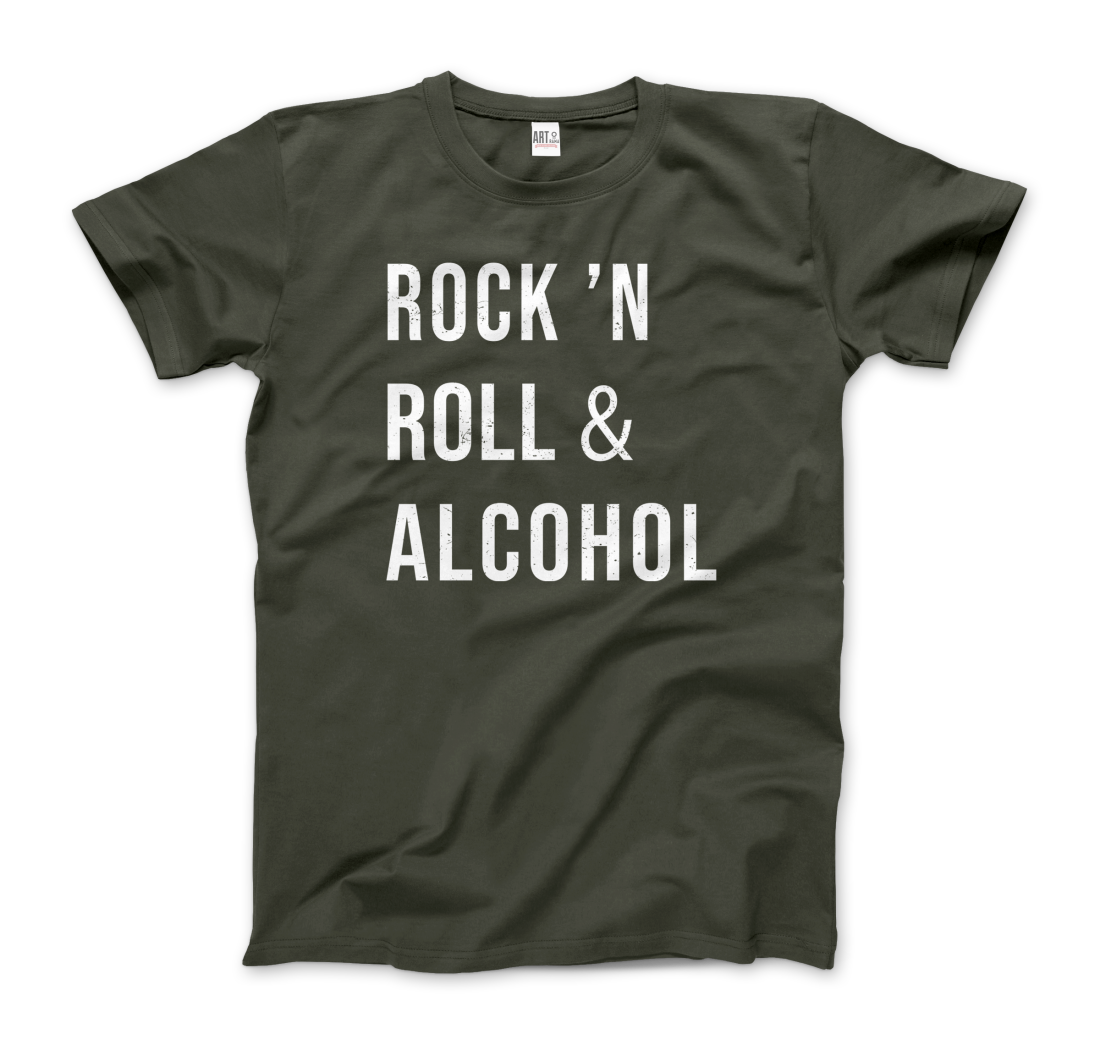 Rock'n Roll & Alcohol t-shirt