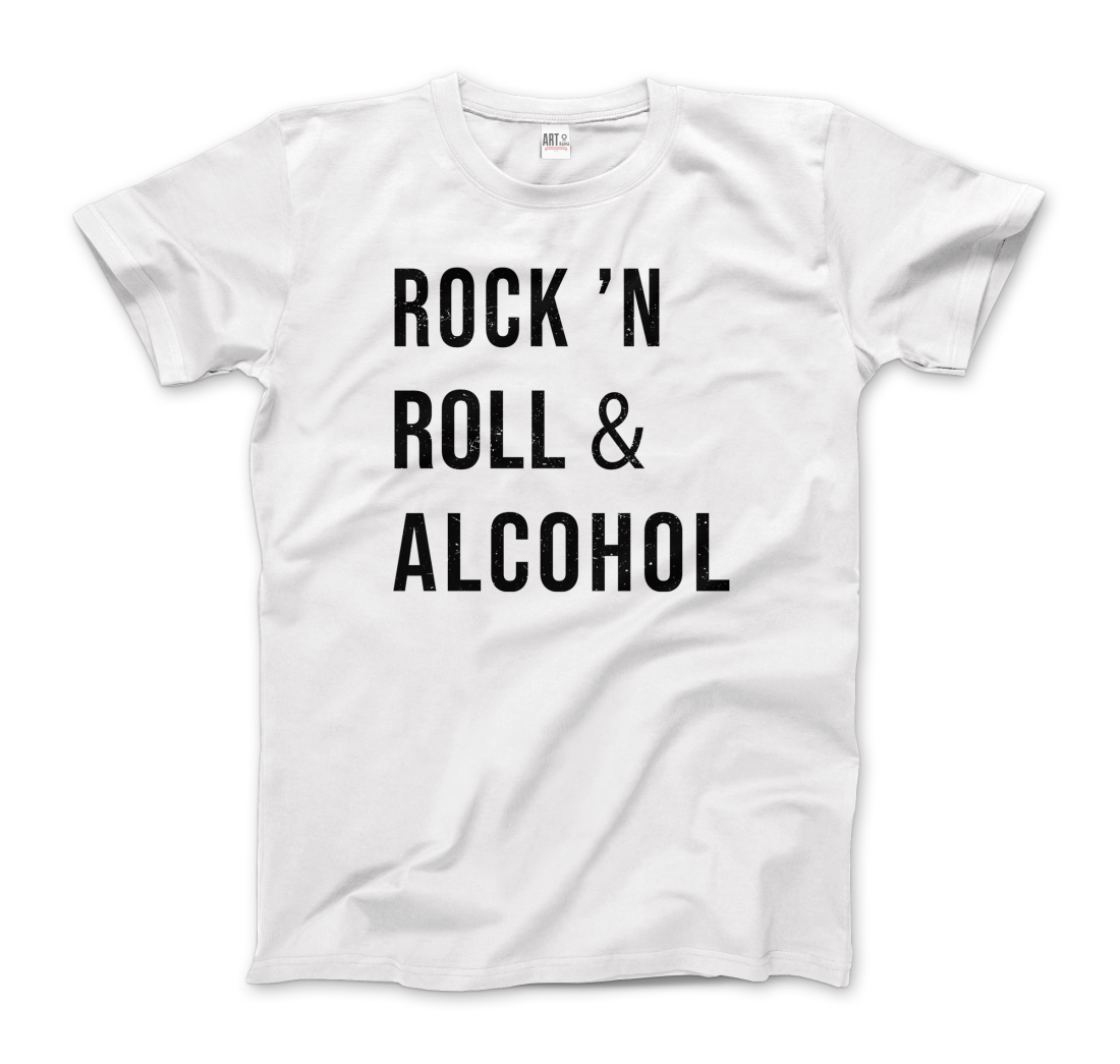 Rock'n Roll & Alcohol t-shirt-4