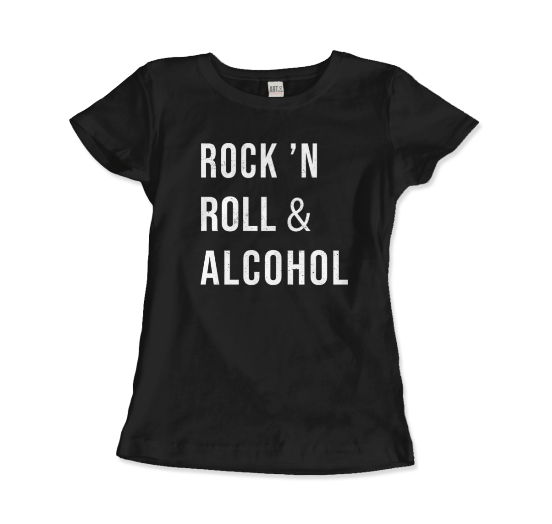 Rock'n Roll & Alcohol t-shirt-3