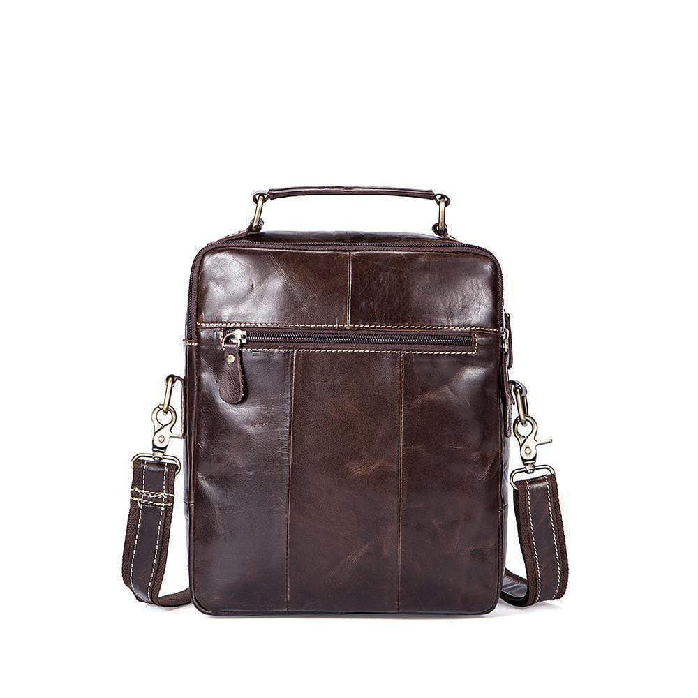 Rossie Viren  Vintage Crossbody Bag Two Pockets Front With Grab Handle And Long Shoulder Strap-4