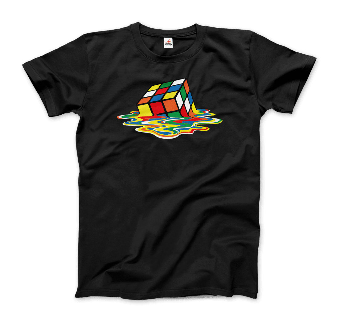 Rubick's Cube Melting, Sheldon Cooper's t-shirt-0