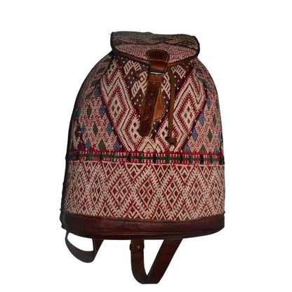 Leather Backpack of kilim Amazigh-3