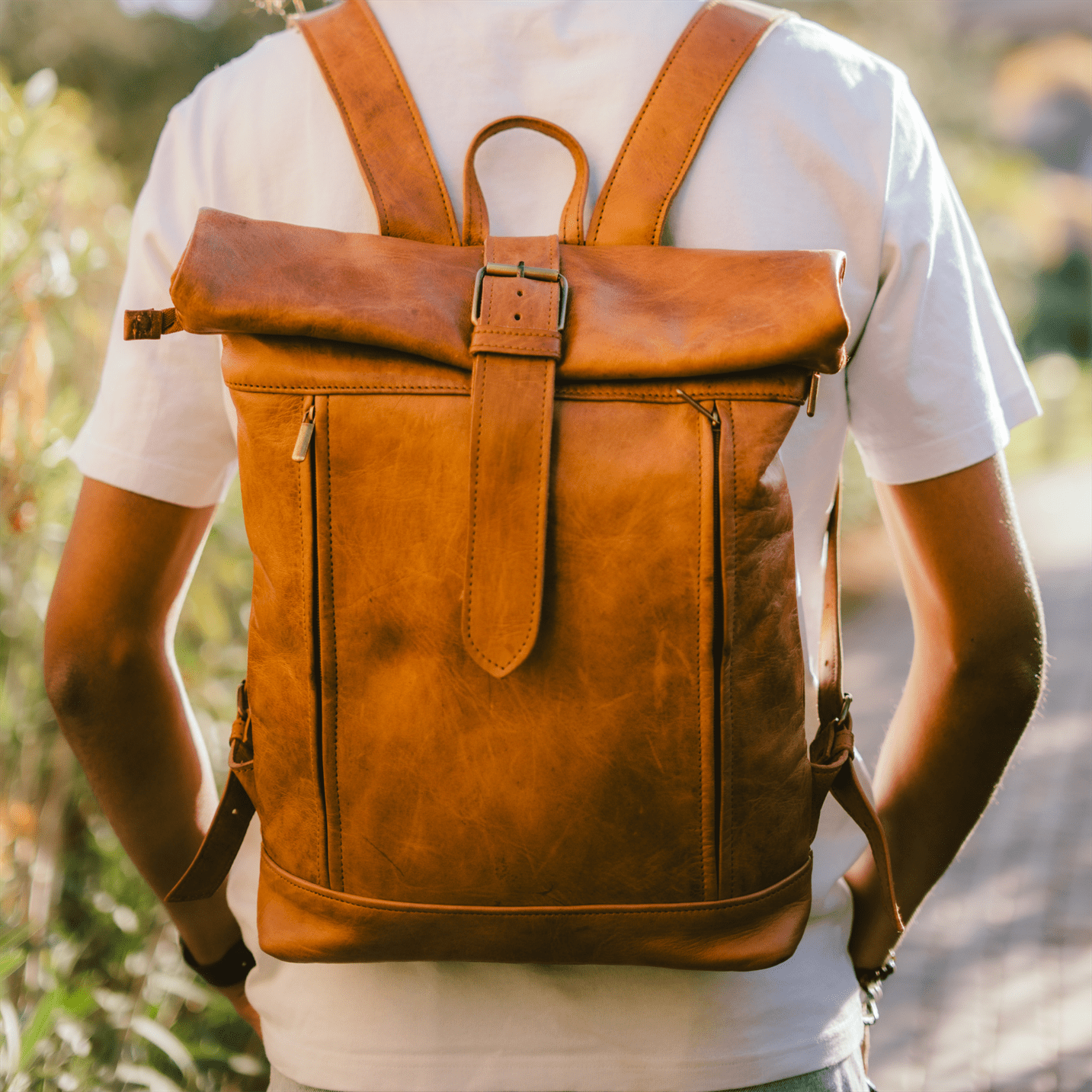 Leather Backpack Clot-0