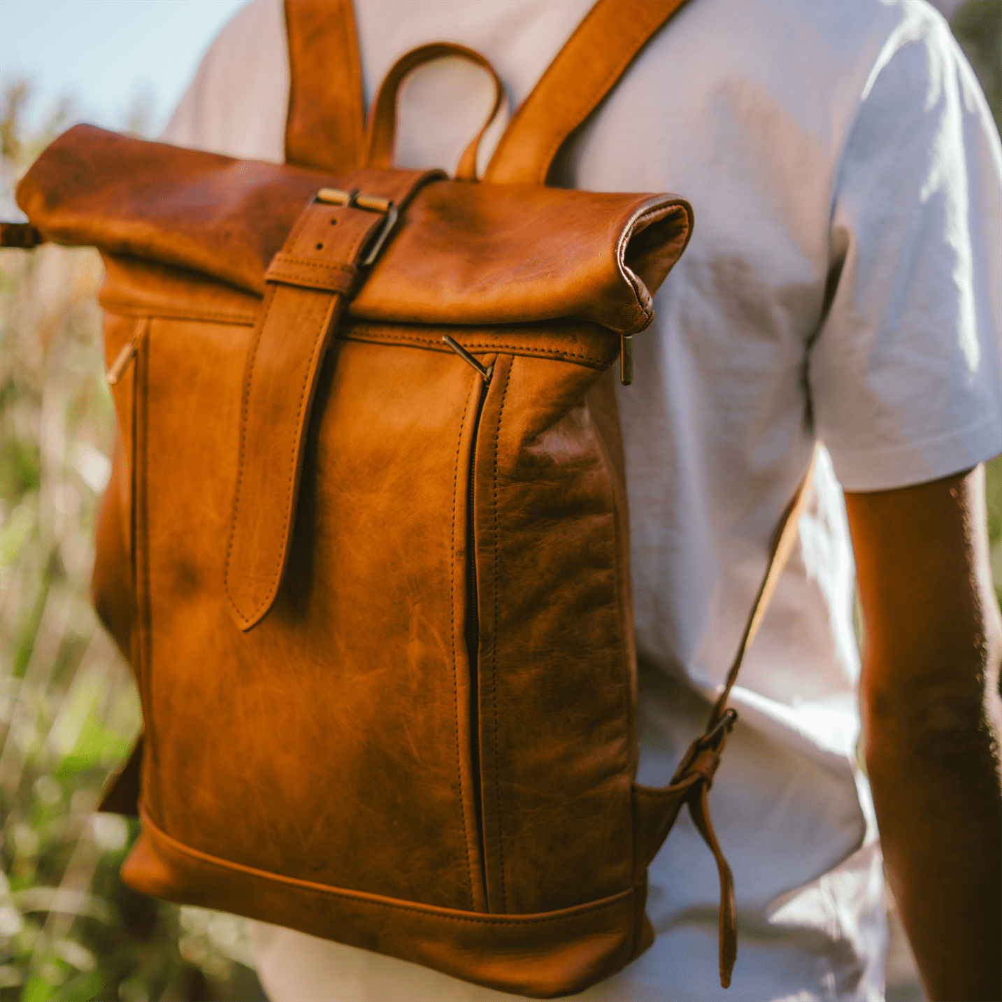 Leather Backpack Clot-1