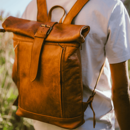 Leather Backpack Clot-1