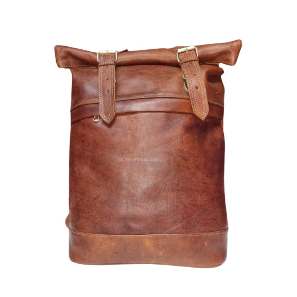 Leather Backpack Colar-0