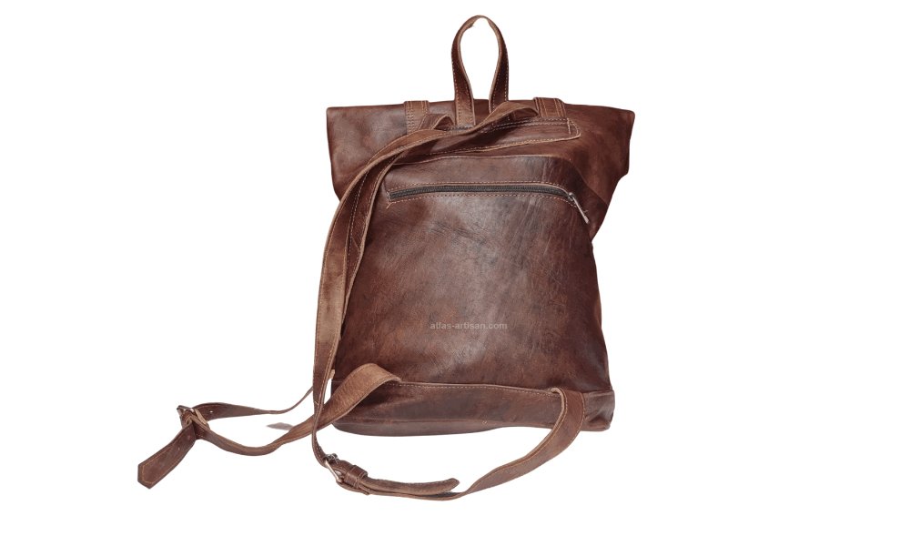 Leather Backpack Colar-3