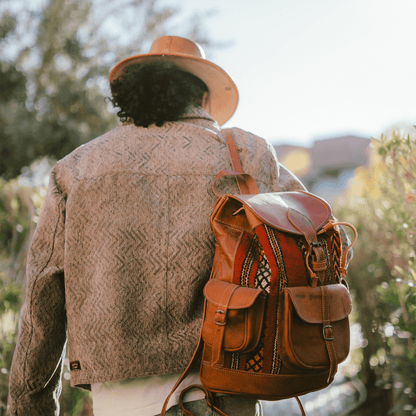 Leather backpack Lea-2